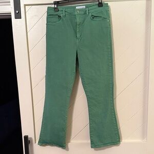 LOFT Green Kick Crop Women's Jeans